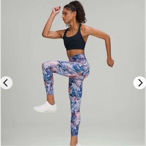 NWT- Lululemon Base Pace HR Tight 25” Leggings - Atmospheric Purple Multi-Size 0